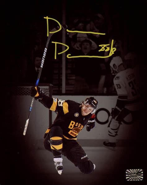 David Pastrnak Signed Bruins 8x10 Photo Ysms Coa Pristine Auction