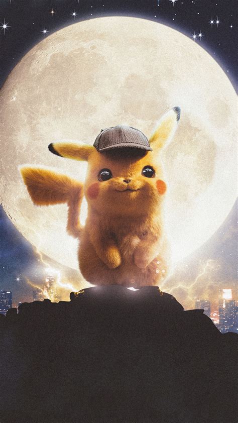 1080x1920 Pokemon Detective Pikachu Poster 5k Iphone 76s6 Plus Pixel