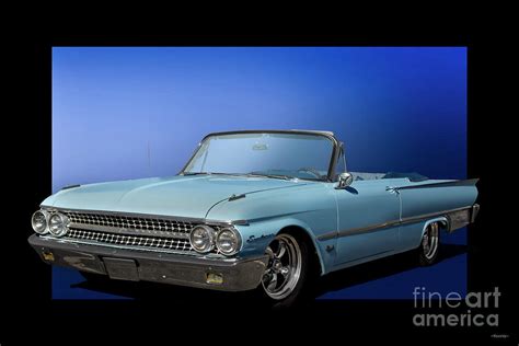 1961 Ford Galaxie Sunliner Convertible Photograph By Dave Koontz Fine