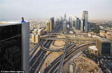 Daredevil Skywalker Alexander Remnev Snaps Selfies On Dubais Princess