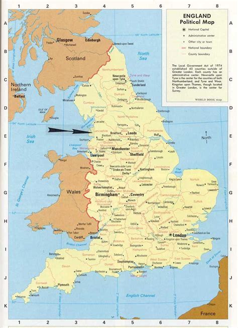 Map Of North England Uk Map Uk Atlas Gambaran