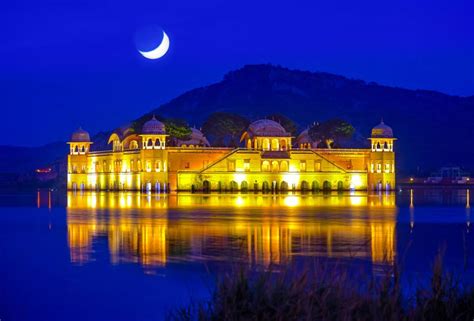 The Floating Royal Castle Of Jaipur Jal Mahal Hikezy