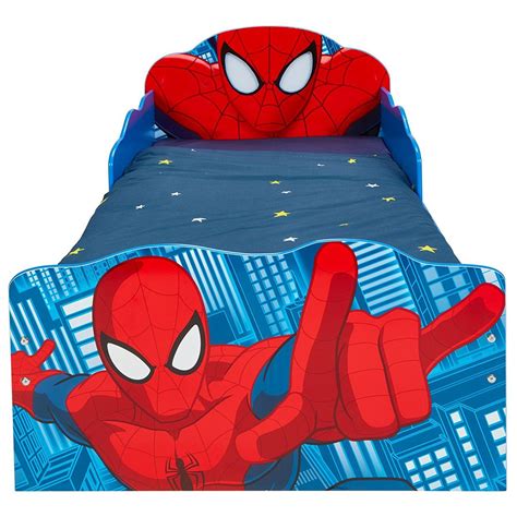 Letto E Deposito Spiderman Opzioni Materasso Camera Da Letto Ragazzi Marvel Ebay