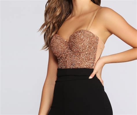 Sparkle And Shine Bustier Bustier Top Outfits Vegas Outfit St Birthday Outfits