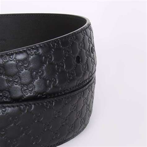 Gucci Microguccissima Leather Belt Black 90 Luxurybagscz