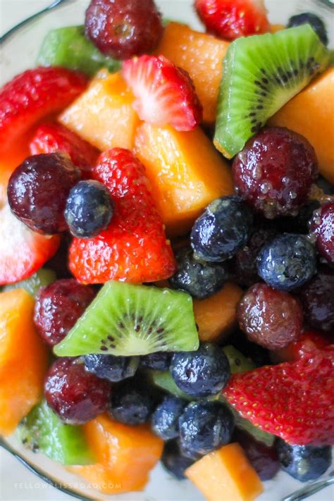 Check out photos for ideas for your own fruit arrangements! Fruit Salad Recipe with an Easy Fruit Salad Dressing