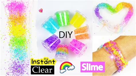 Best Diy Rainbow Slime Recipe Without Coloringhow To Make Instant