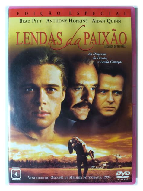 DVD Lendas Da Paixão Brad Pitt Anthony Hopkins Aidan Quinn Original