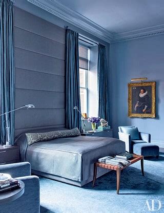 bedroom decorating inspiration soothing shades  blue architectural