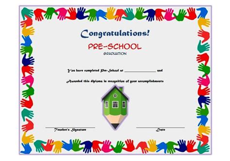 For example, you can use these slide presentations as blank employee certificate templates for … 11+ Preschool Certificate Templates - PDF | Free & Premium ...