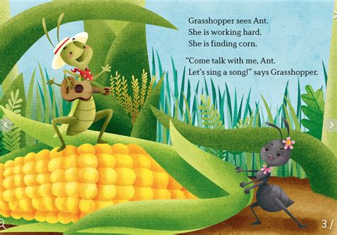 Ef Classic Readers Level S Book 2 The Ant And The Grasshopper Kiwik