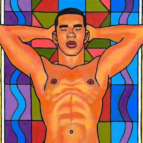 Male Nude Painting Symmetry The Art Of Douglas Simonson