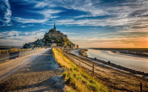Mont Saint Michel Beautiful Hd Wallpapers Images In High