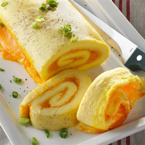 More images for omelette recipe » Baked Omelet Roll Recipe | Taste of Home