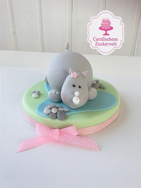 💕 Rhino Baby 💕 Decorated Cake By Carolinchens Cakesdecor