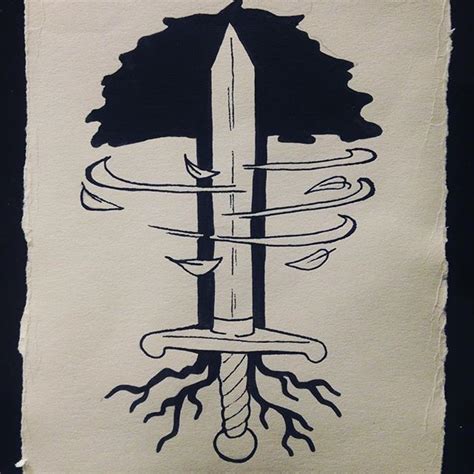 Any Good Sword Tree Art Kingkillerchronicle