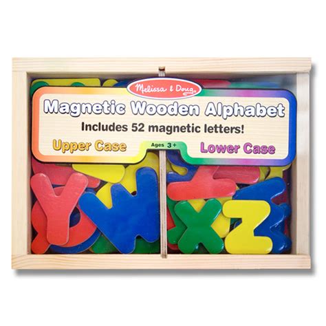 Melissa And Doug Magnetic Wooden Alphabet Ebay