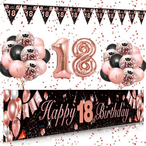 Buy Swpeed 18th Birthday Decorations For Girls 18th Birthday
