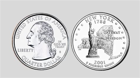 The 2001 New York State Quarter Coin Discover Everything