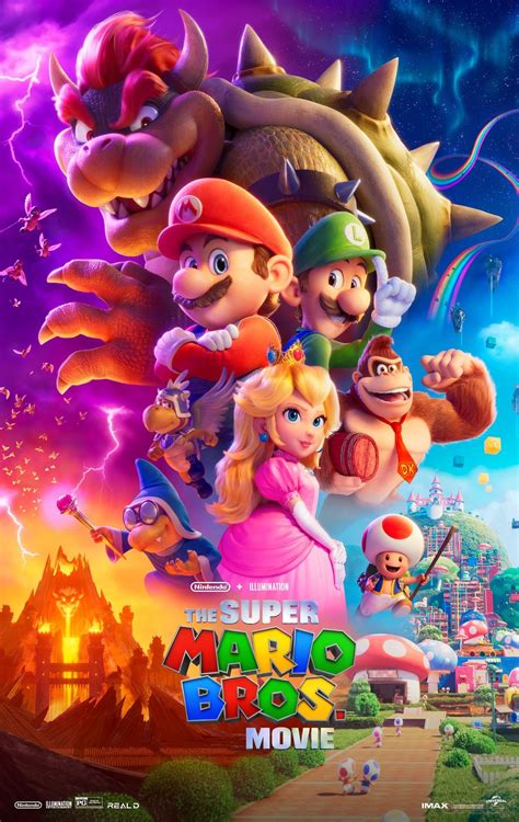 Cinema Super Mario Bros Le Film De Nouvelles Affiches