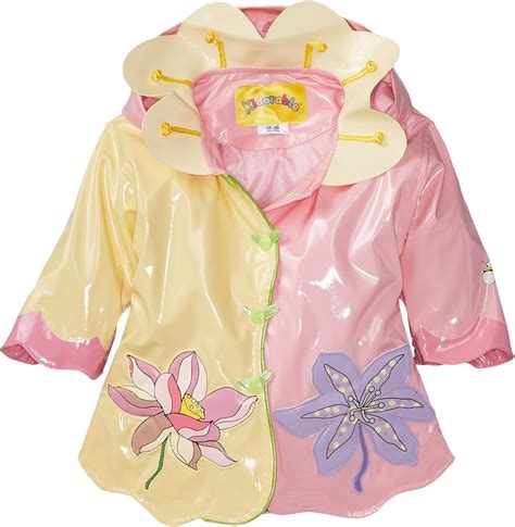 Buy Kidorable Lotus Flower Kids Rain Jacket All Weather Yellow And Pink