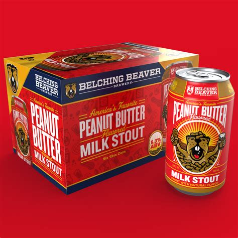 Peanut Butter Milk Stout 6 Pack Belching Beaver Brewery