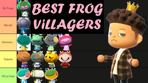 Best Villagers in Animal crossing new horizons (Frog Tier List