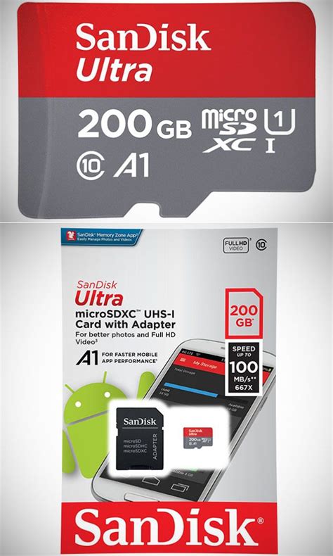 Maybe you would like to learn more about one of these? SanDisk Ultra 200GB microSDXC w/Adapter is Perfect for ...