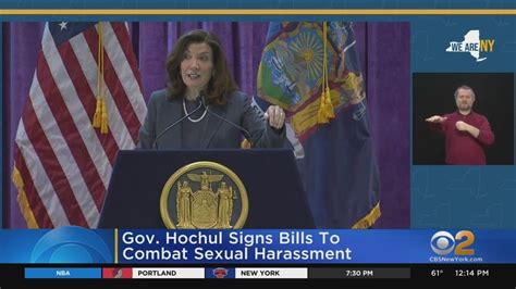 Hochul Signs Bills Combatting Sexual Harassment Youtube