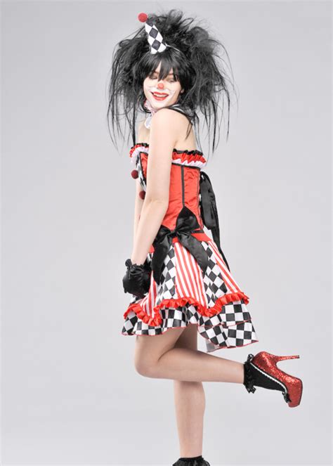 Ladies Sexy Clown Cutie Costume