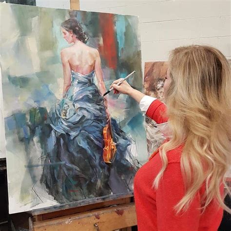 Hue Redner S Blog Interview Expressive Paintings Capture The Graceful