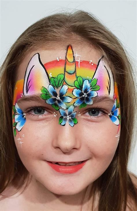 Pin By Sherri Maclean On Unicorn Facepainting Face Face Painting