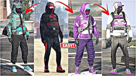 4 Easy Asf Gta 5 Online Rngtryhard Outfits Using Clothing Glitches