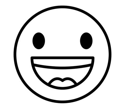 Happy Face Emoji Coloring Pages Face Stencils Coloring Pages Images