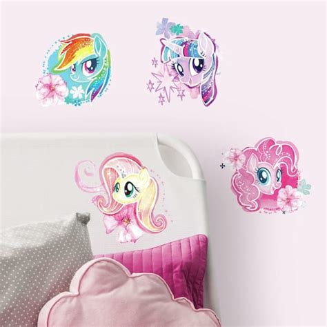 Roommates My Little Pony The Movie Watercolor Peel And Stick Wall Decals