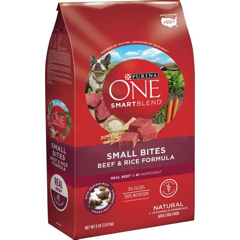 Dog food review comparing purina one lamb and rice vs purina beneful with real beef. Purina ONE Natural Dry Dog Food; SmartBlend Small Bites ...