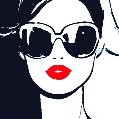 70s Sunglasses Close Up Fashion Art Illustration Pop Art