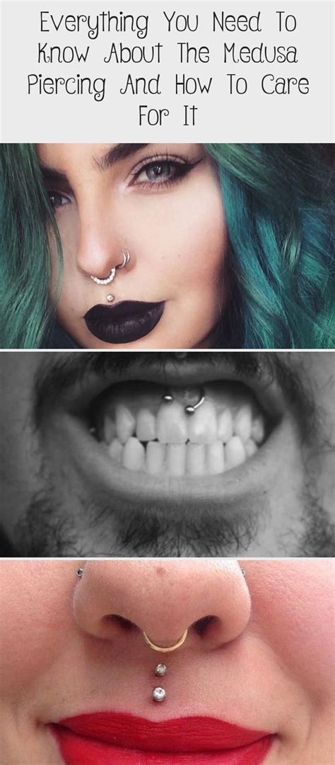 Everything You Need To Know About The Medusa Piercing And How To Care
