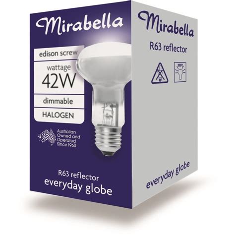 Mirabella R63 Reflector Halogen 42w Es Dimmable Globe Big W