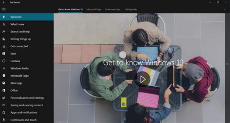 Get Started App Updated In Windows Store Mspoweruser