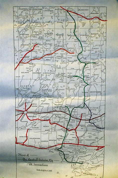 Ontario Railway Map