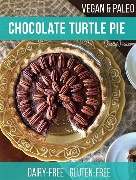 Chocolate Turtle Pie Vegan Paleo Recipe Turtle Pie Chocolate