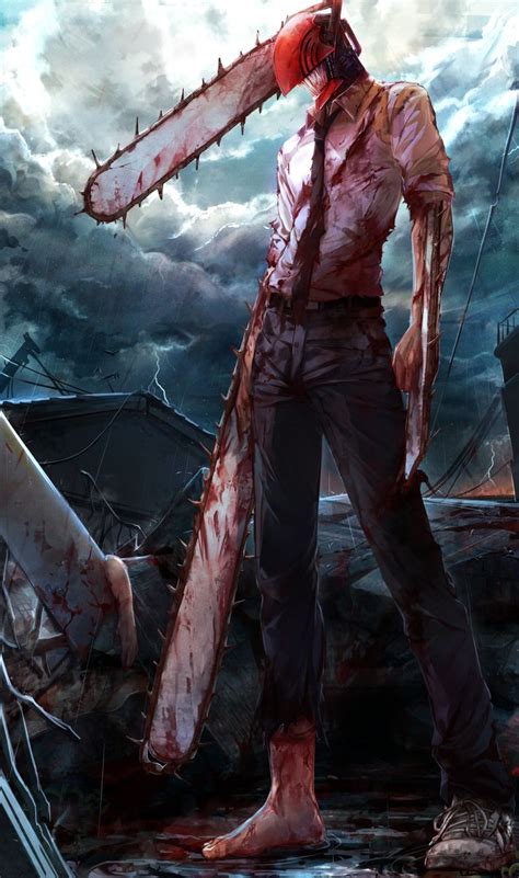 真方 on Twitter in 2020 | Character art, Fantasy monster, Chainsaw