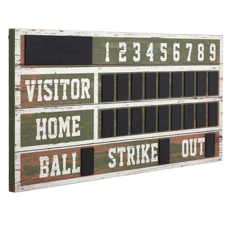 Stylecraft Home Collection Wi52445ds Wooden Scoreboard 48 Inch