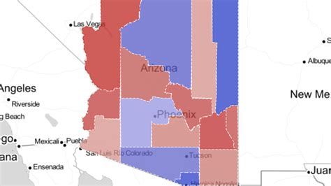 Map 2020 Presidential Election Results In Arizona