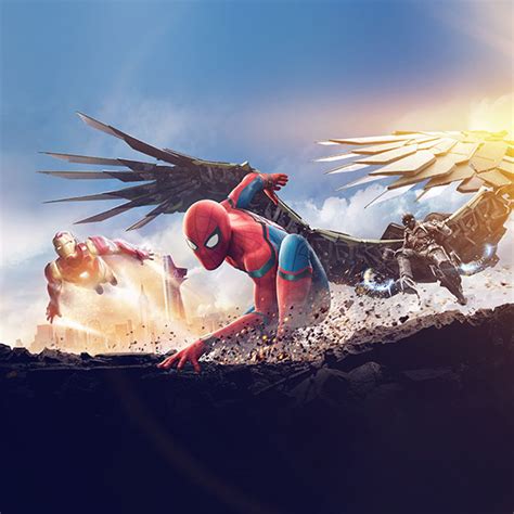 Az57 Homecoming Spiderman Hero Marvel Illustration Art