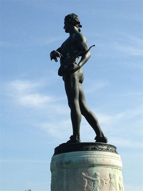 Sculpture Of Odysseus God Of Music And Poetry In Honor Of Francis Scott Key At Fort Mchenry
