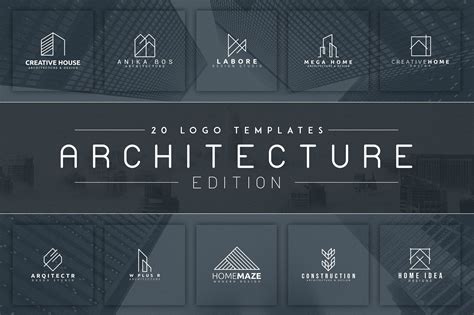 20 Logos Architecture Edition 50 Creative Market