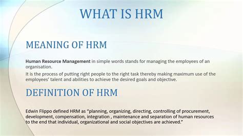 Human Resource Development Definition