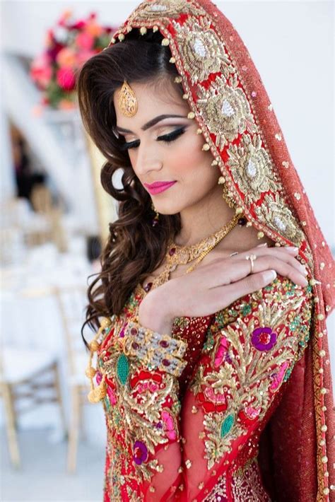 Photo Of Bridal Makeup And Hairstyle For Muslim Bride Muslim Bride